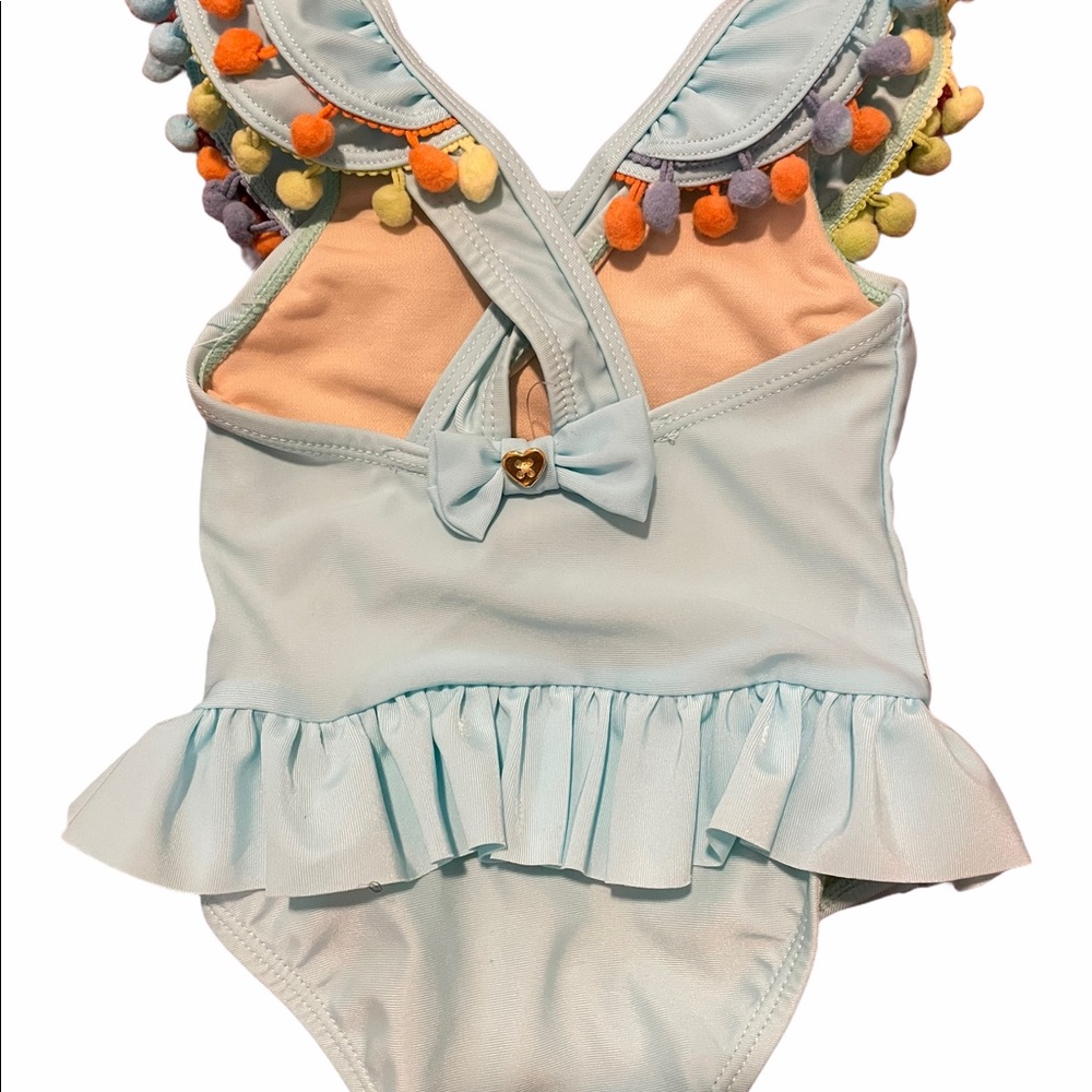 Juicy Couture Girl Toddler 12M Once-Piece Swimsuit - Picture 4 of 4